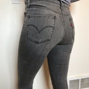 Levi Strauss Grey 311 Shaping Skinny Jeans